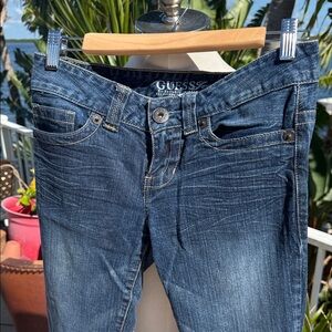 GUESS Women's Dark Blue Skinny Jeans